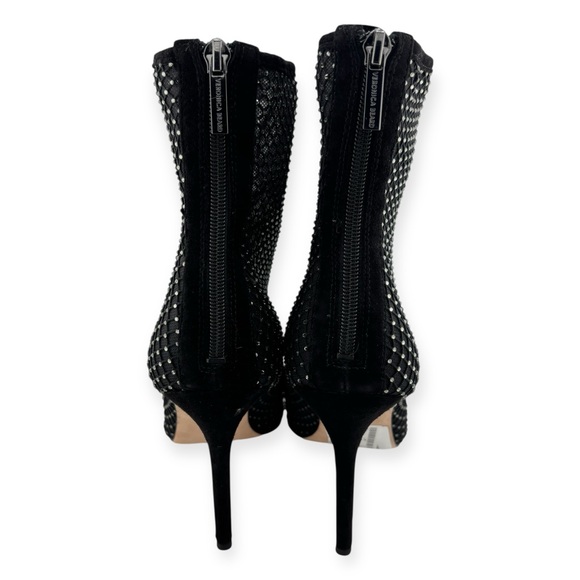 Veronica Beard 'Lisa' Rhinestone Mesh Booties - Picture 4 of 5